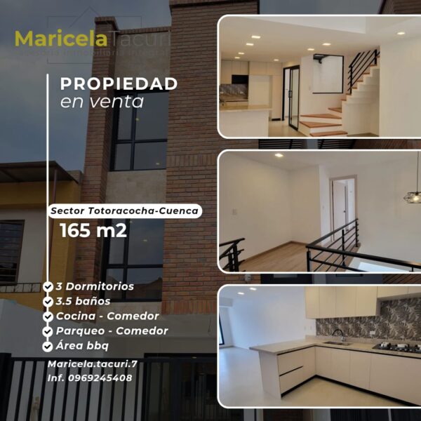 Casa en venta Cuenca Totoracocha